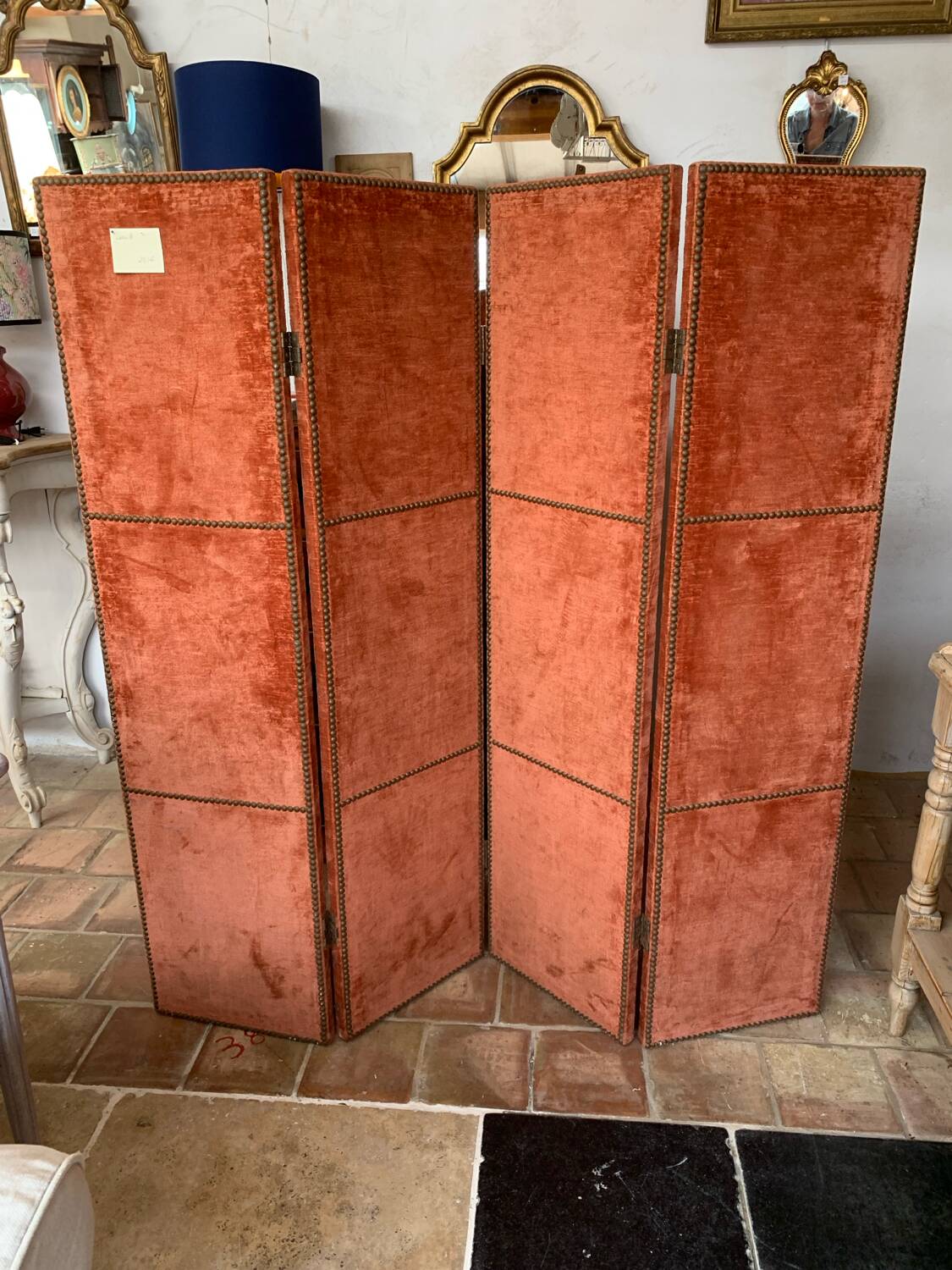 Brick velvet screen