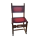Chaise bois sculpté style médiéval heroic fantasy