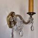 Venetian wall sconce, glass sconce, brass, pendants.