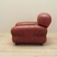 Burgundy armchair, Italian design, 1970s, production: Italy