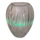 Vase ballon Vintage Cristal  Hauteur 28cm