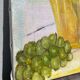 Still life painting on canvas