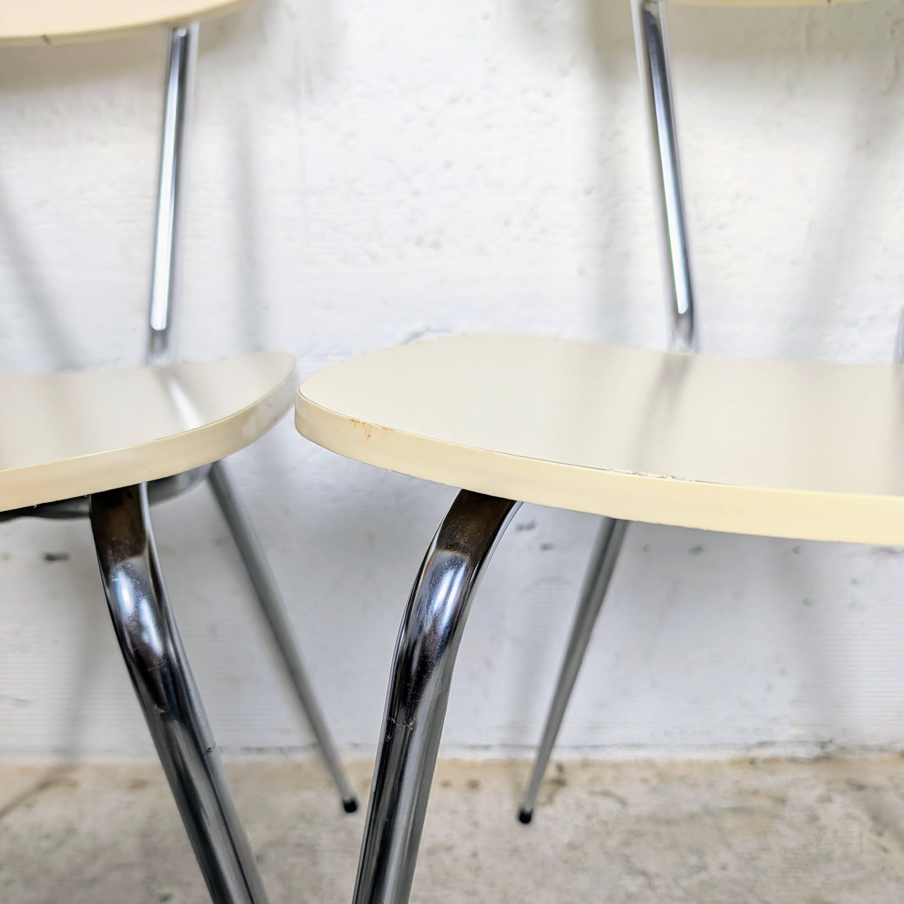 Pair of formica chairs