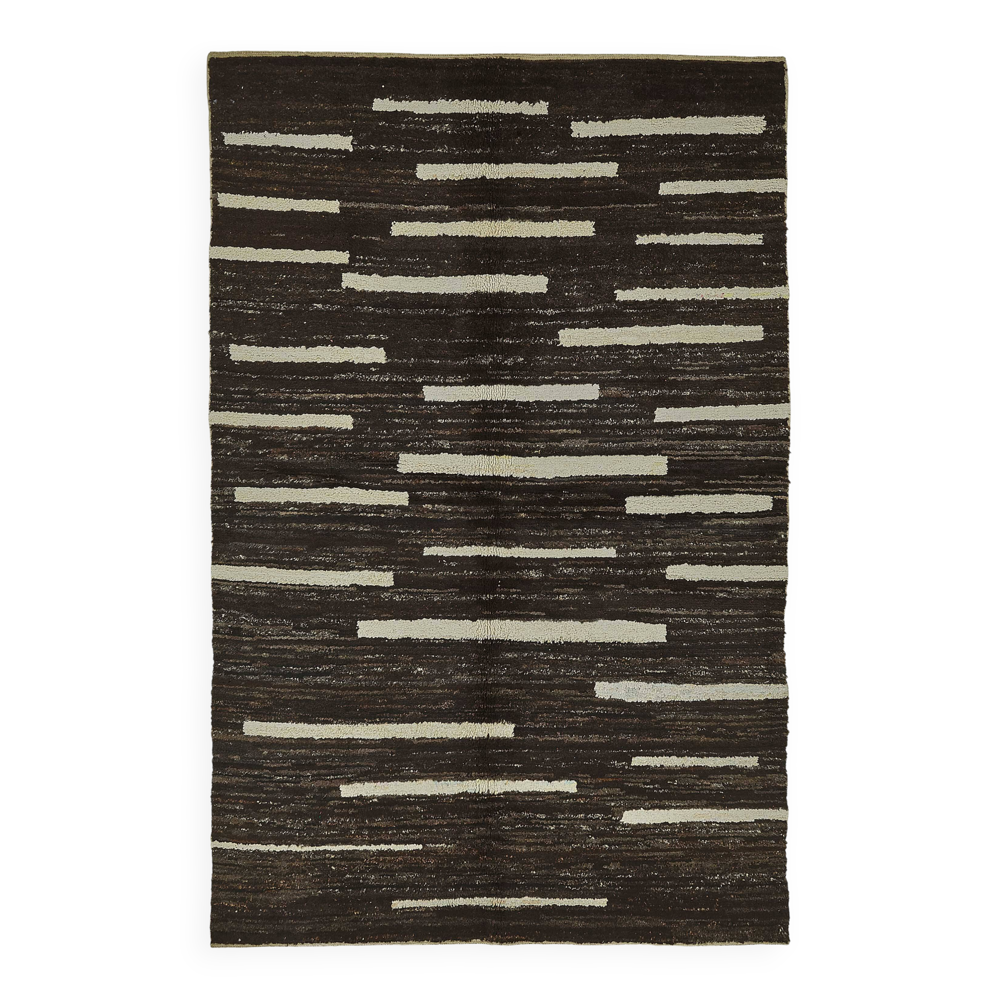 Handwoven Turkish Recycled Boho Rug 175 cm x 376 cm