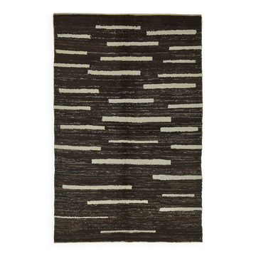 Tapis boho recyclé turc fait main 175 cm x 376 cm