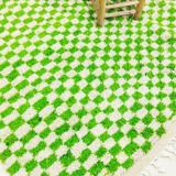 Tapis marocain vert 290x208cm