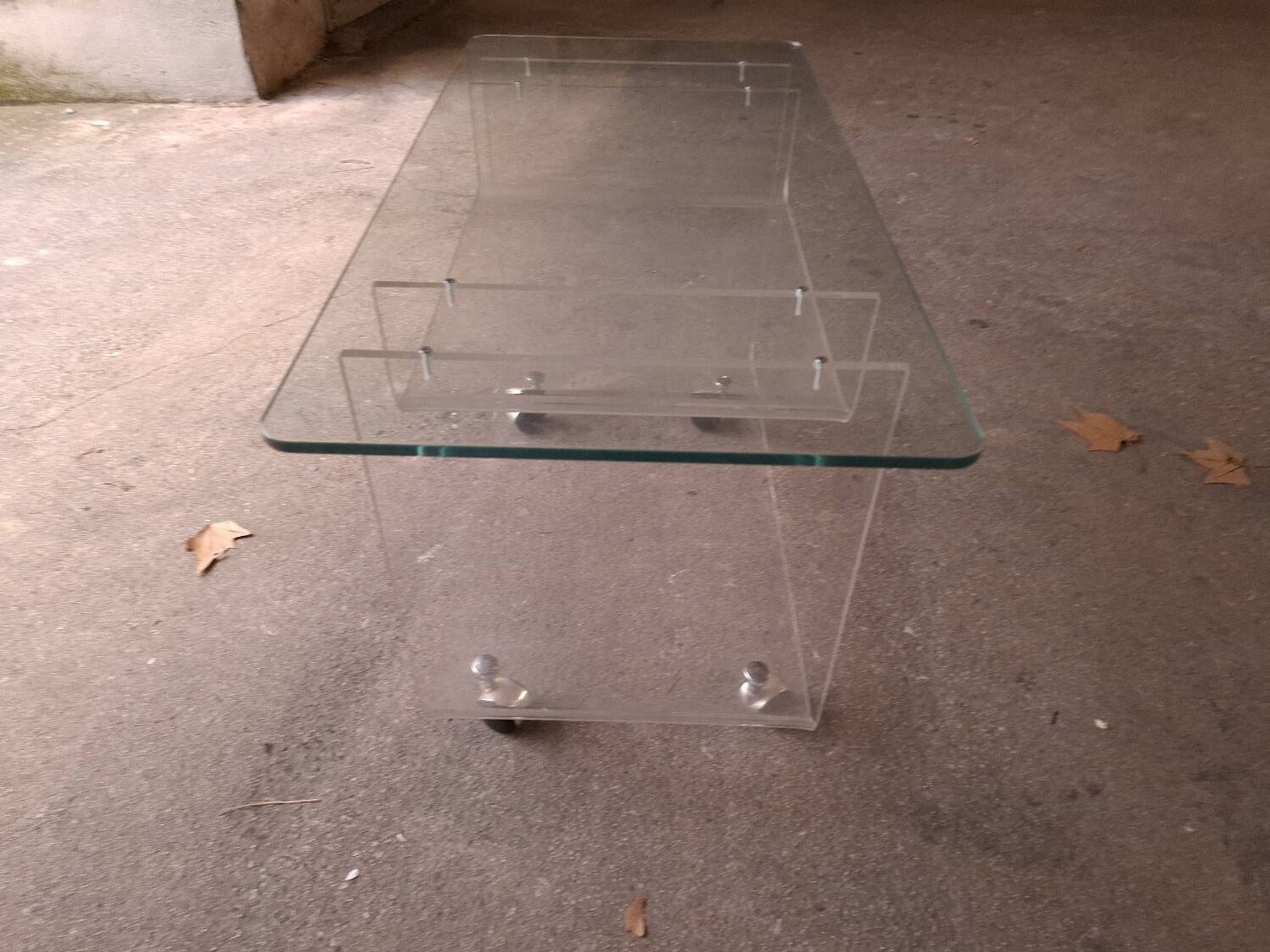 David Lange rolling table for Roche Bobois