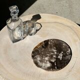 Dish in petrified wood