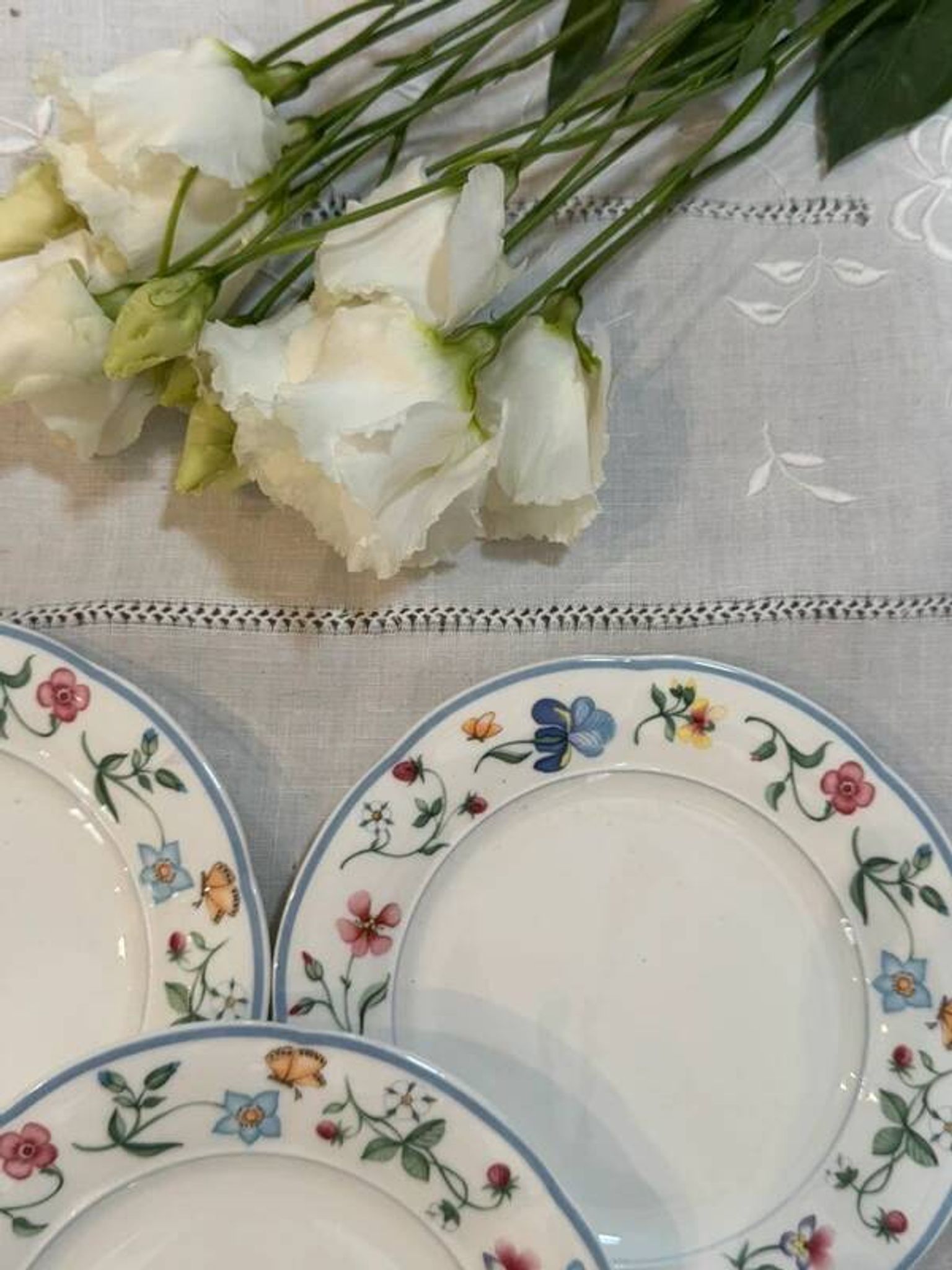 Vintage dessert plates
