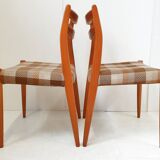 Suite of 6 vintage chairs 1960