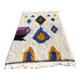 Beni Ouarain rug 250x150 cm in natural wool – Moroccan Berber rug