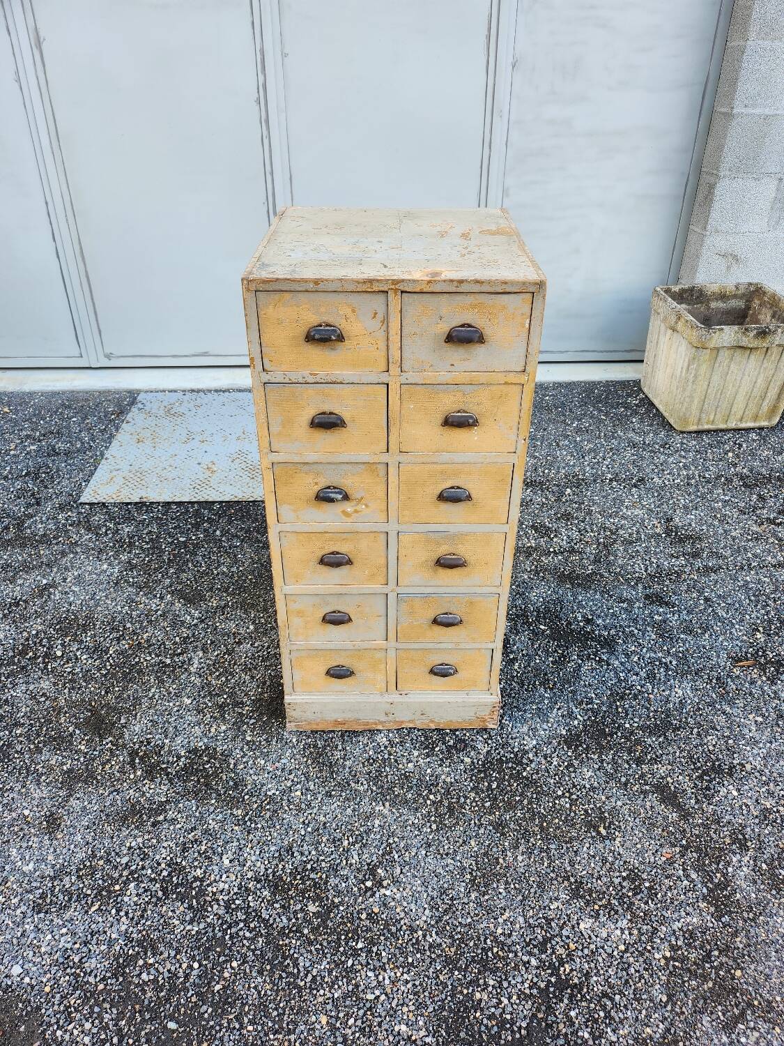 Antique craft furniture with drawers