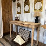 Raw wood console