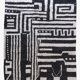 Tapis Noir et Blanc - 274 x 218 cm