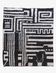 Tapis Noir et Blanc - 274 x 218 cm