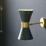 1950s diabolo wall lamp