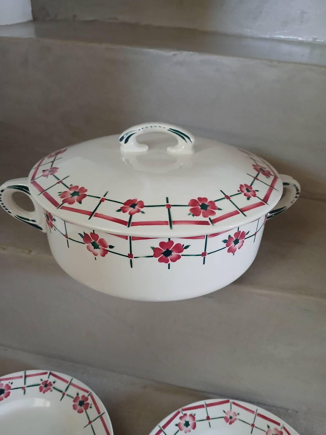 Antique Ceranord Saint Amand soup tureen