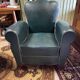 Armchair club moustache Skaï adjustable ep art deco