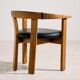 Vintage Oak Armchair by Lars Gangsø, 1970s