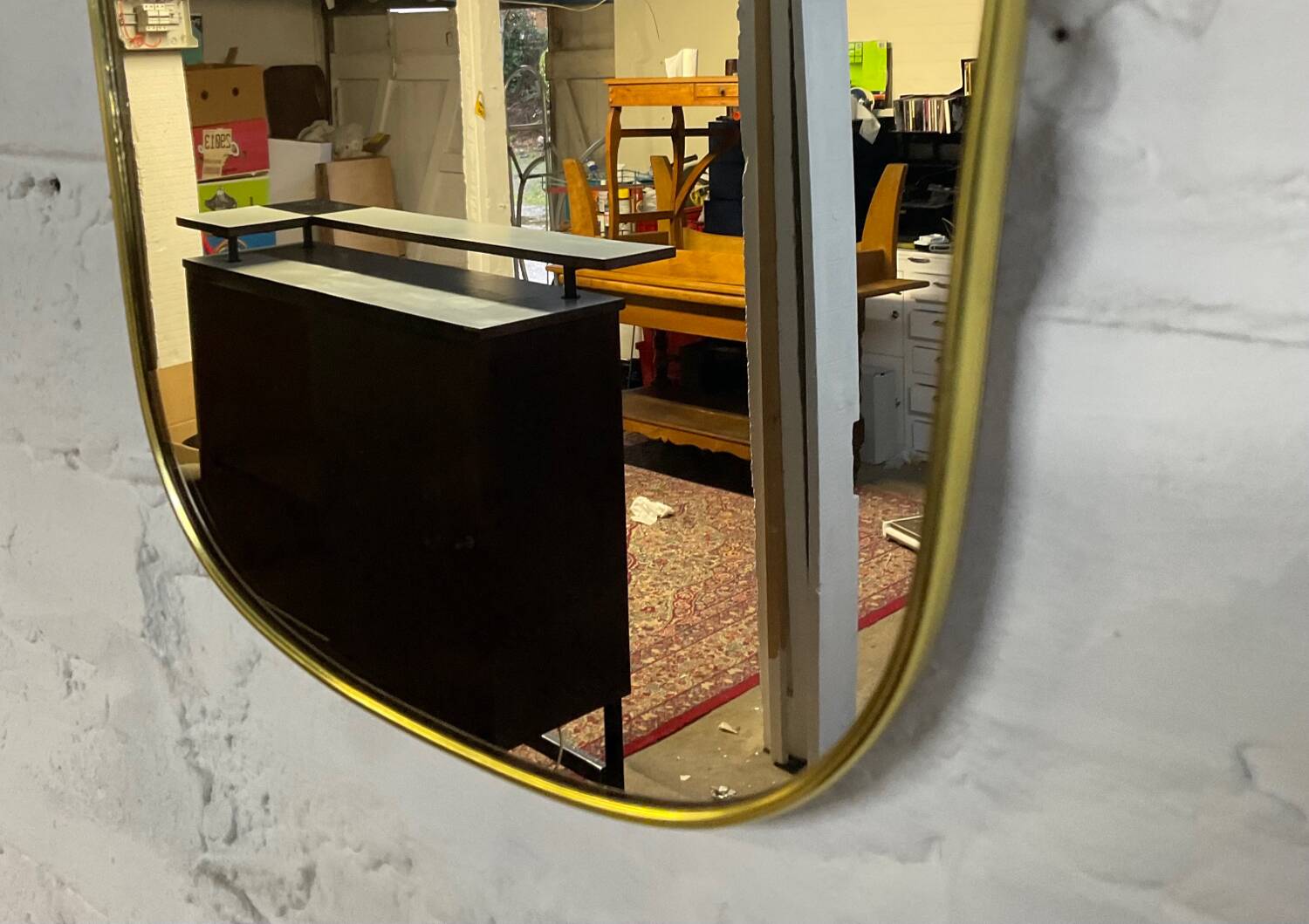 Miroir asymétrique forme libre des années 60
