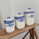 Ensemble de 3 pots à épices vintage