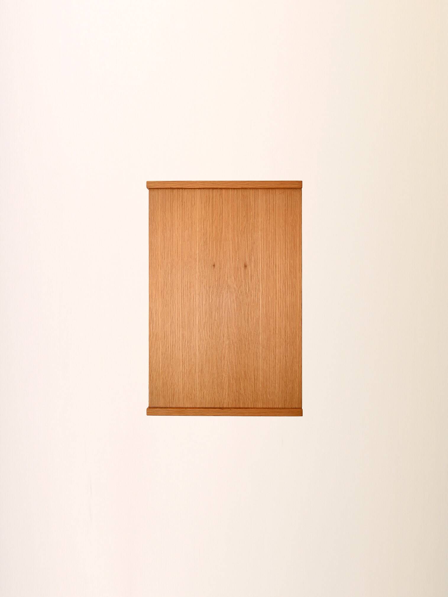 Geometric Scandinavian Teak Nightstand, 1960s