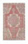 Vintage Turkish rug from Oushak, handwoven 129x213 cm