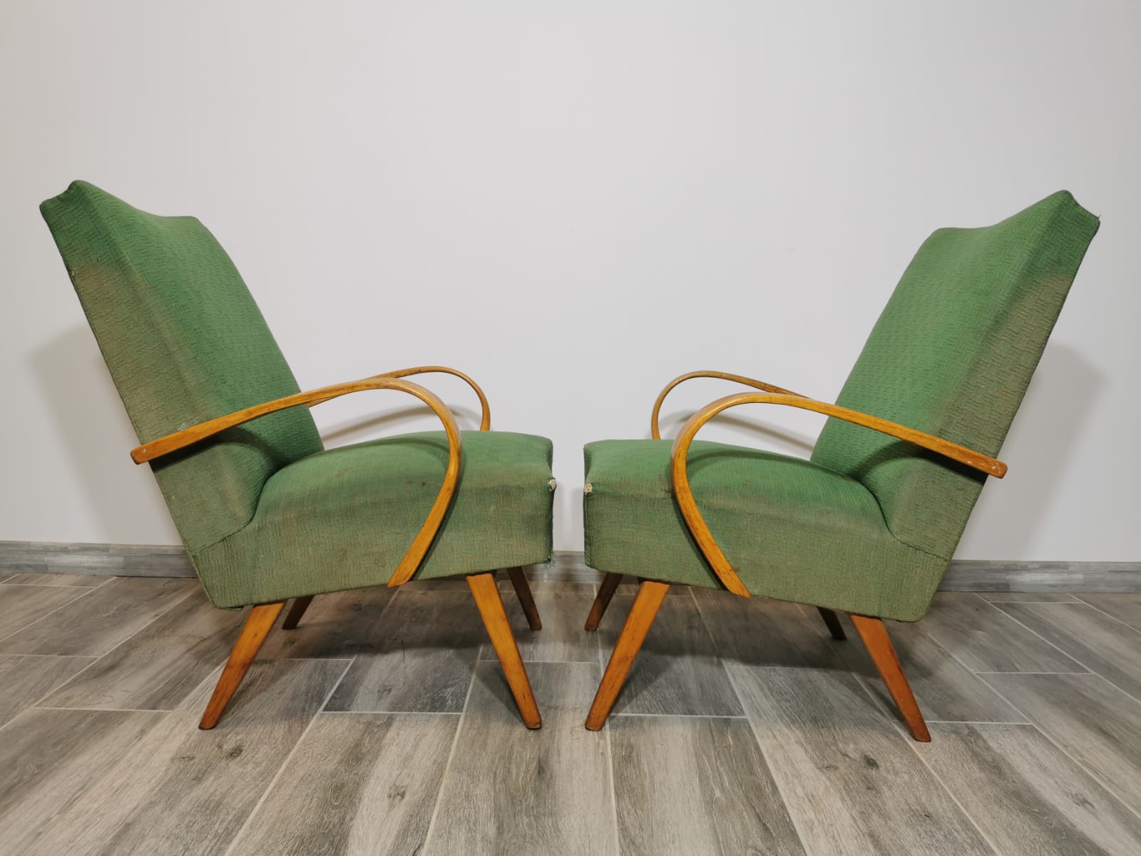 Armchairs by Jaroslav Smidek