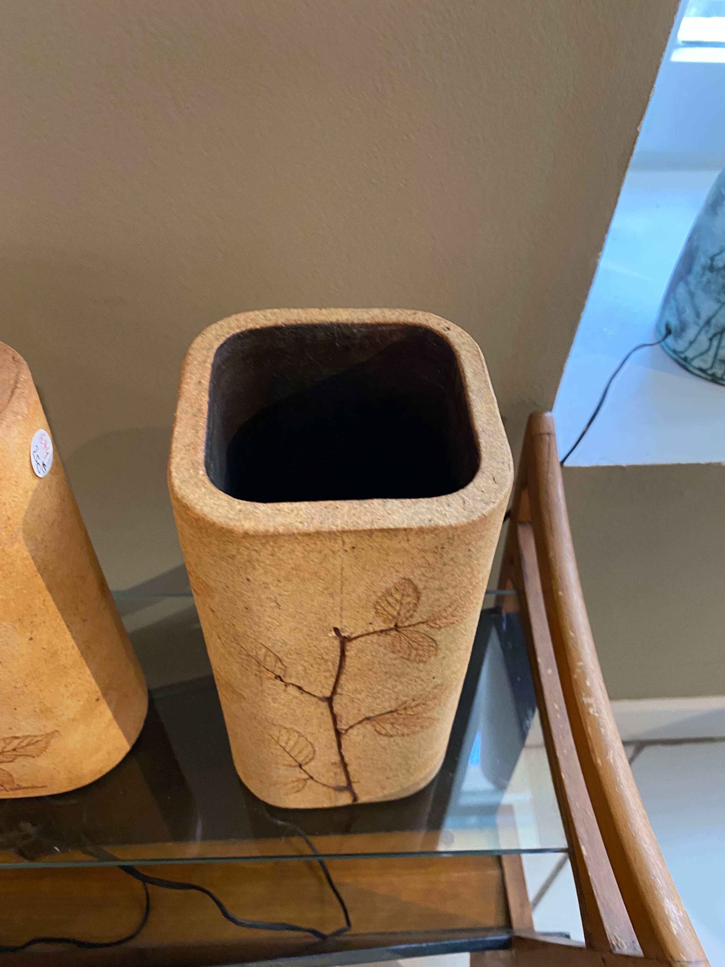 Ceramic vase Leduc 1950