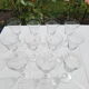 Set of 11 crystal wine glasses 1930s