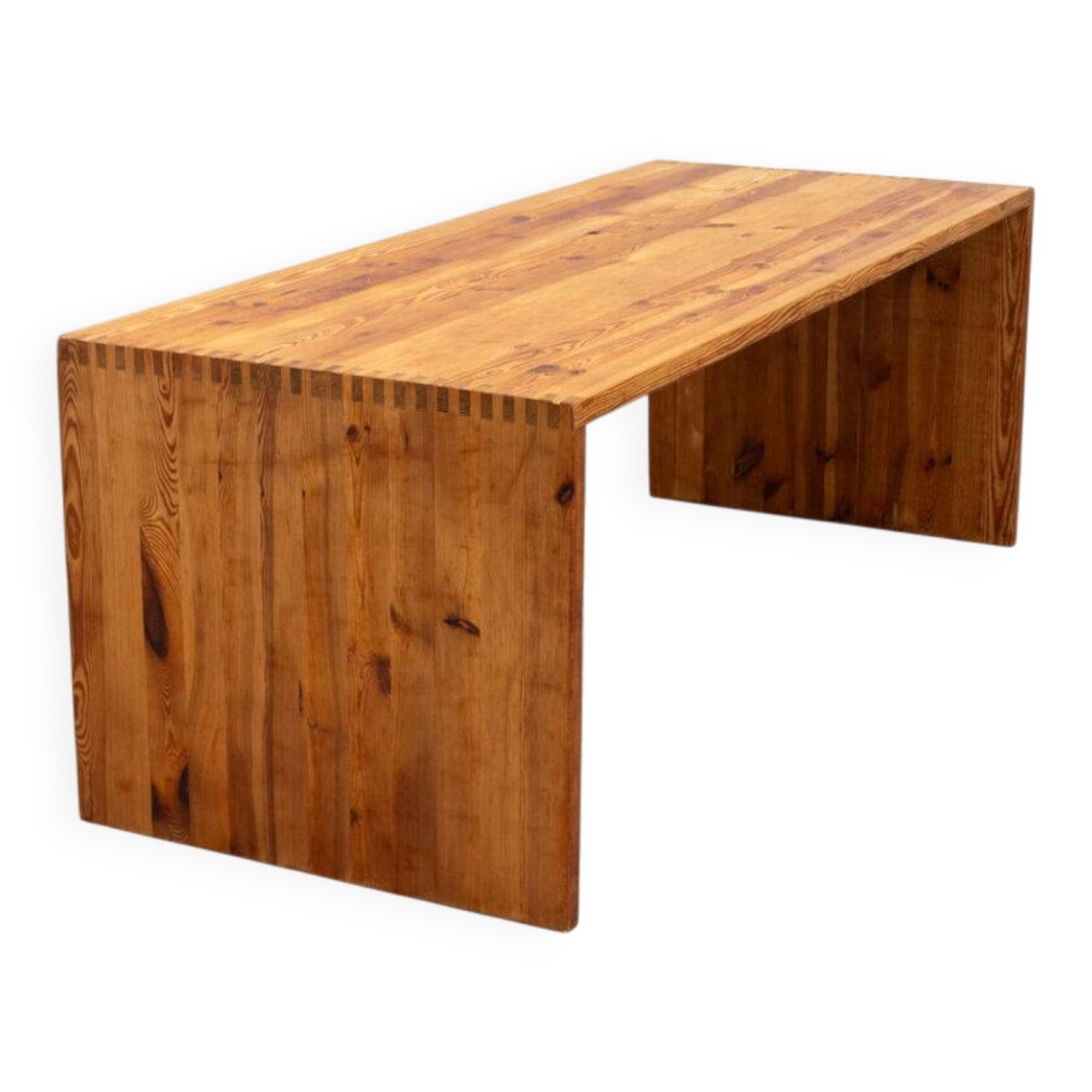 Pine dining table by Ate van Apeldoorn  1970s