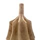 Organic modern white earthenware vase, France 1970s