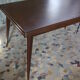 Table extensible vintage pieds compas