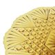 Art Deco Amber Cake Stand Depression Glass 31cm