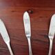 Christofle - Set of 3 fish knives, Spatours model, in silver-plated metal