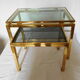 2 nesting tables by Guy Lefèvre for the Maison Jansen of the 70s