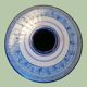 Column pedestal for a ceramic plant pot from Nevers.
