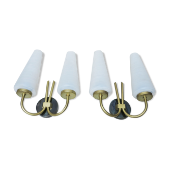 Double wall lamps of the 50s