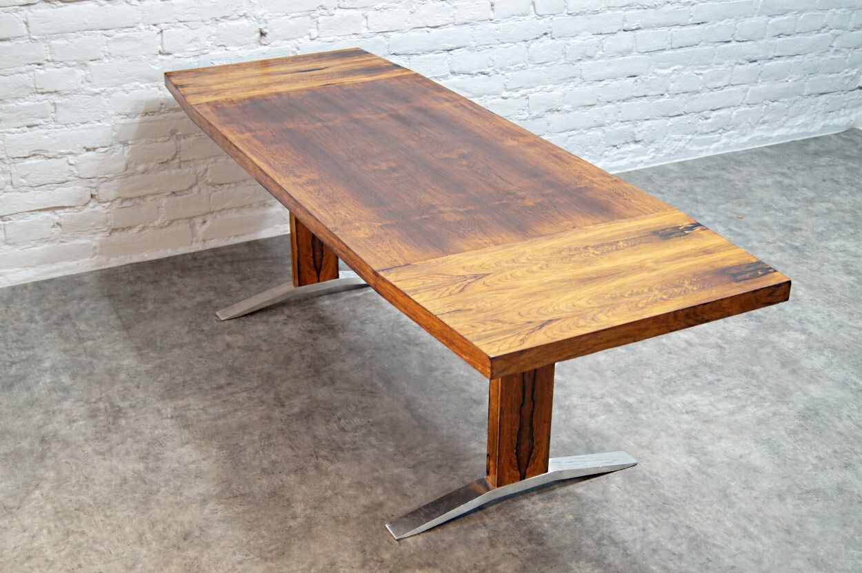 Vintage adjustable rosewood dining or coffee table from K&G, 1960s