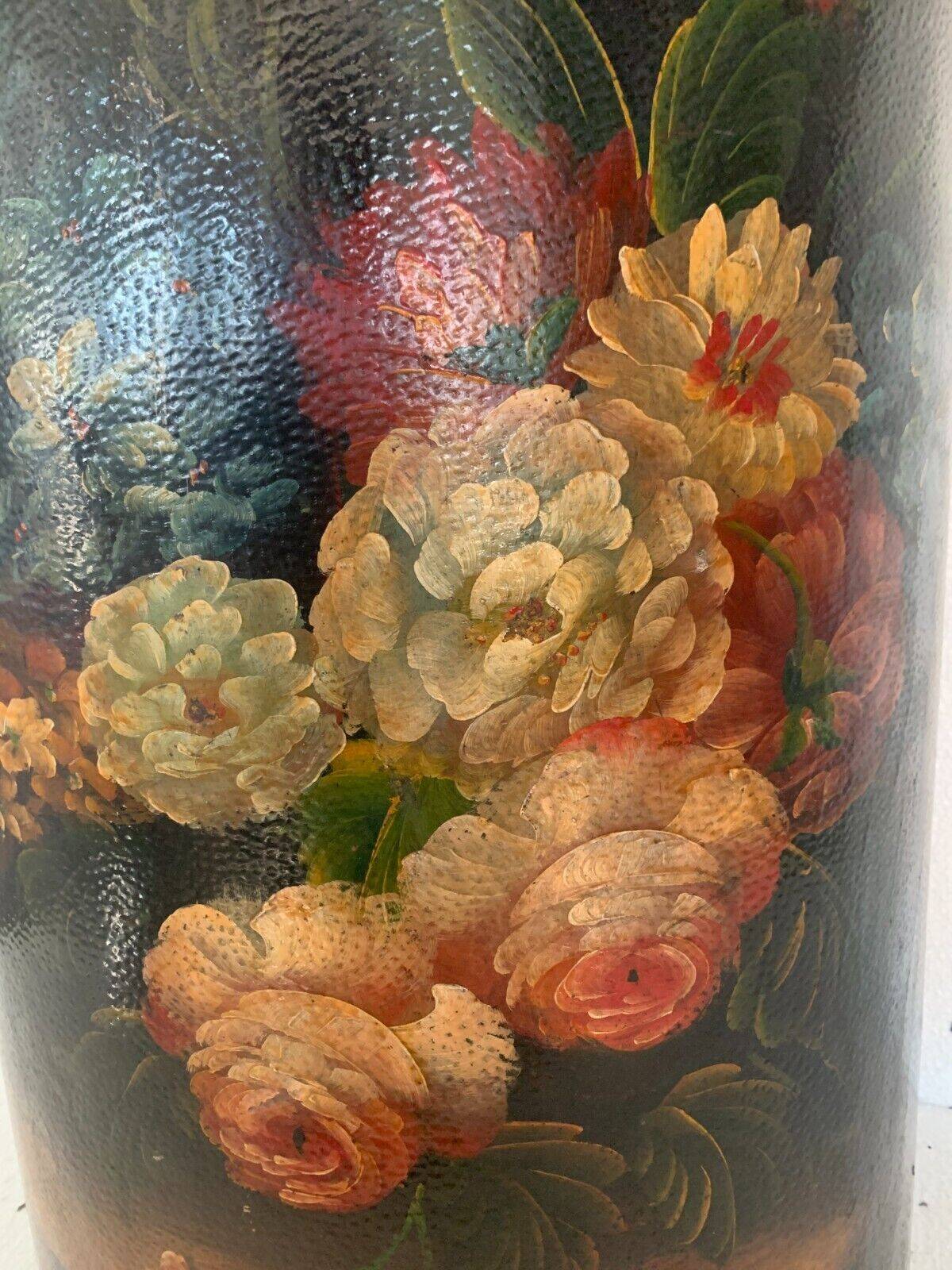 Box painted in half moon 20th century storage chest