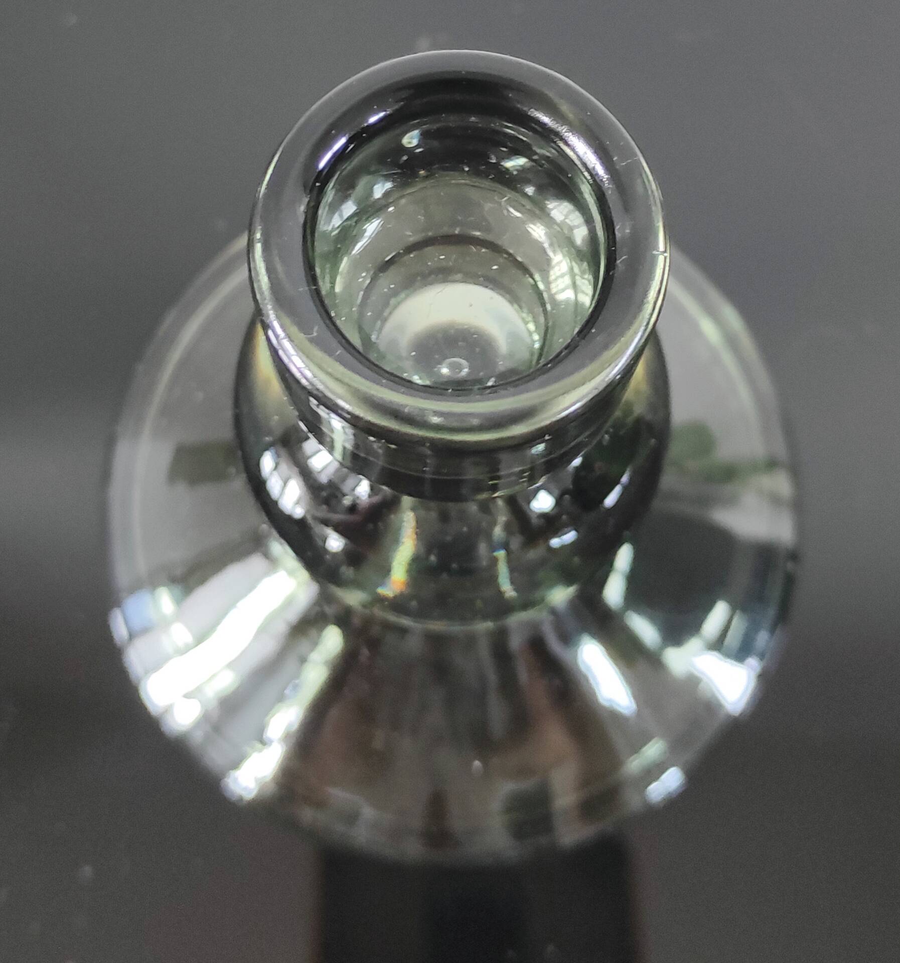 Bougeoir design en verre teinté