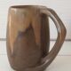 Lot 6 sandstone mugs varnished vintage 50s