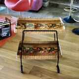 vintage rolling bar cart 1960