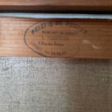 Camargue horses painting table