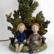 Ceramic lamp, dreamlike childhood – W. Schilder, Germany, c. 1970
