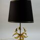 Exclusive Mid-Century Design Brass 'Fleur de Lis' Table Lamp, 1960s