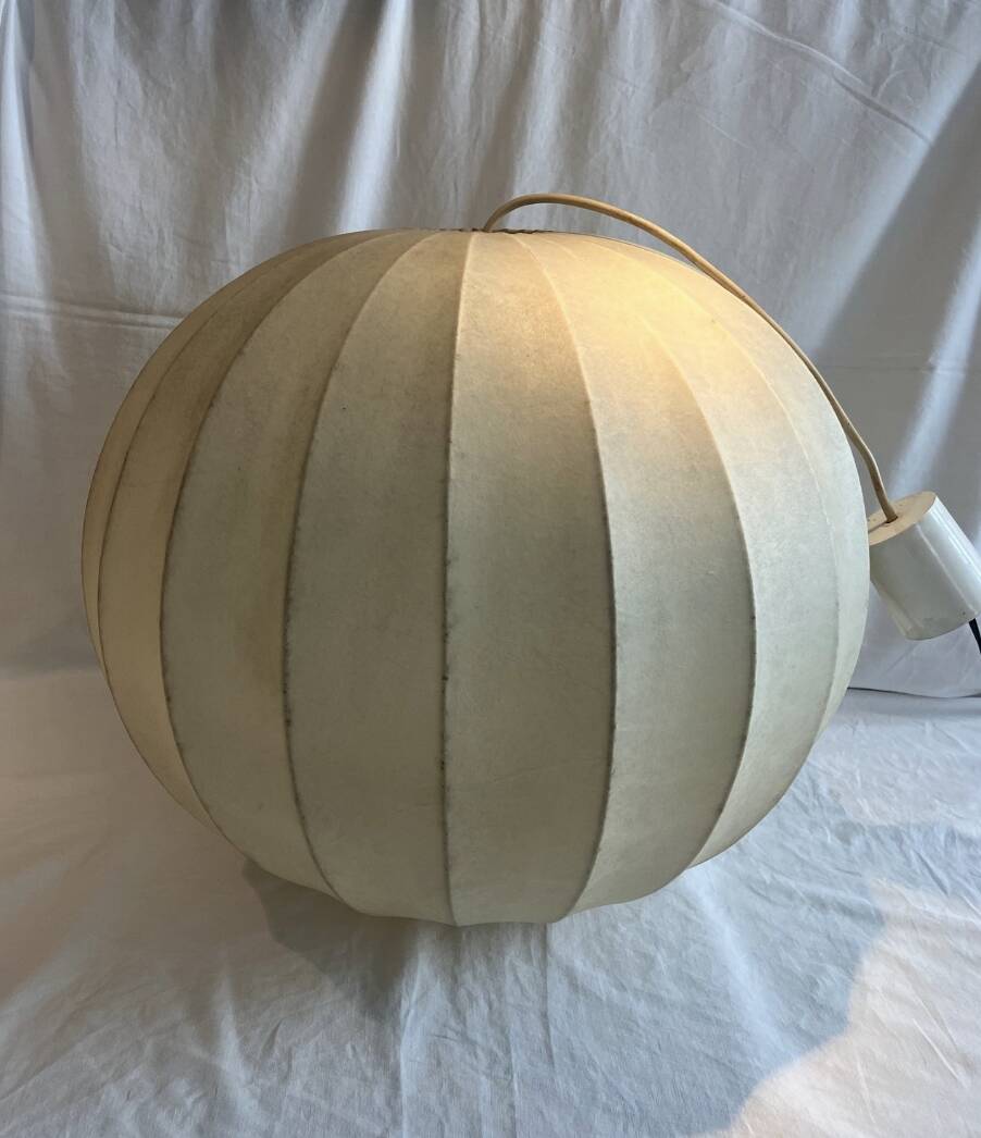 Vintage cocoon pendant light Goldkant Leuchten – Germany 1960/70