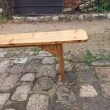 Wooden farm bench