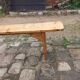 Wooden farm bench