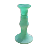 Soliflore en cristal d opaline vert d eau